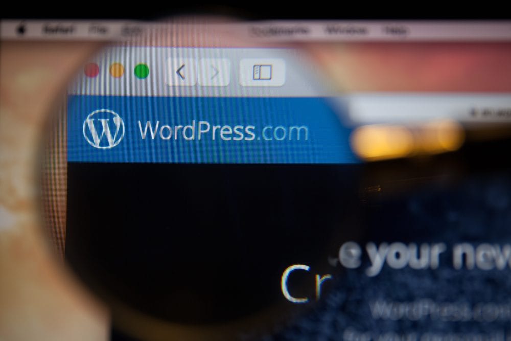 Photo of WordPress.com homepage - How to Choose a Web Host?