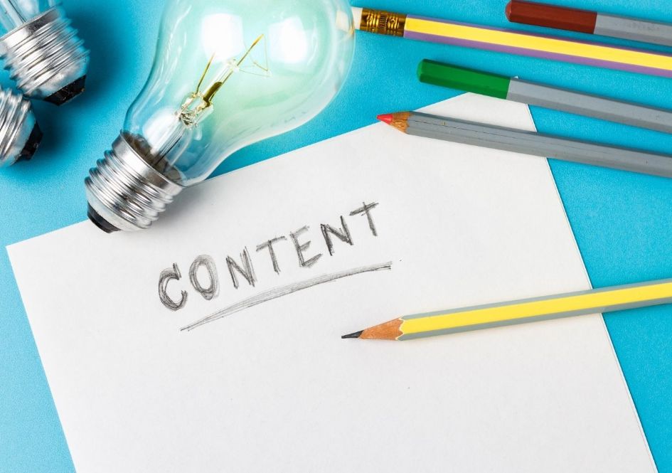 Start writing content for your blog