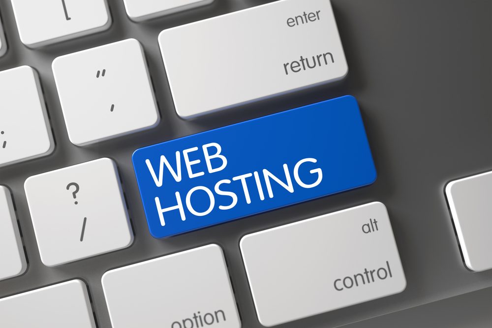 Web Hosting Concept Keyboard with Web Hosting - How to Choose a Web Host?
