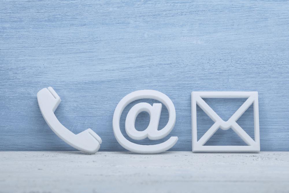 Phone, Email and Contact us icons will be around for our lifetime - How to Succeed in Email Marketing?