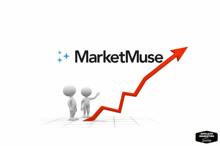 MarketMuse review visual for AI-driven content strategy topic modeling and content planning