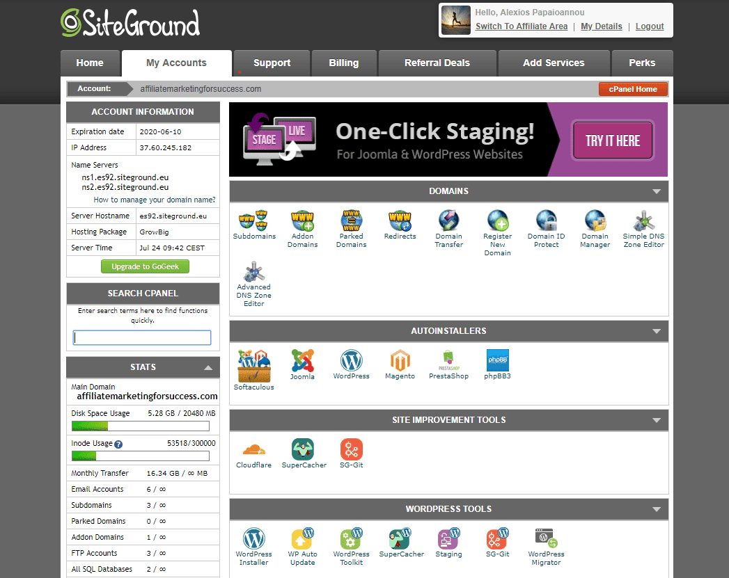 Siteground_cPanel