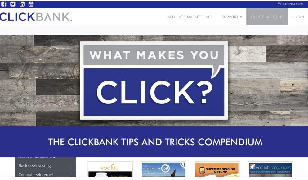 Clickbank Affiliate Network
