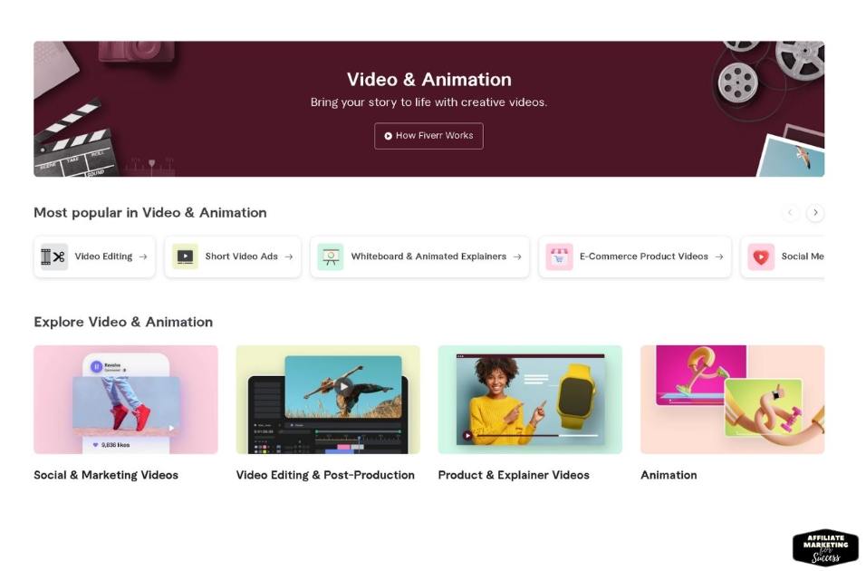Video and animation Fiverr gigs to bring your story to life with creative videos 
