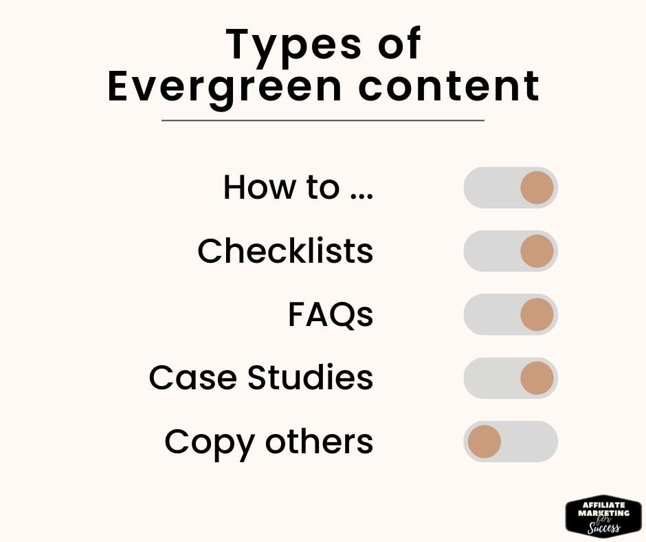 Types of Evergreen Content - Evergreen content is helpful, informative, and useful for years to come. It can come from content types such as knowledge-based content, tutorials, gallery content, and more.