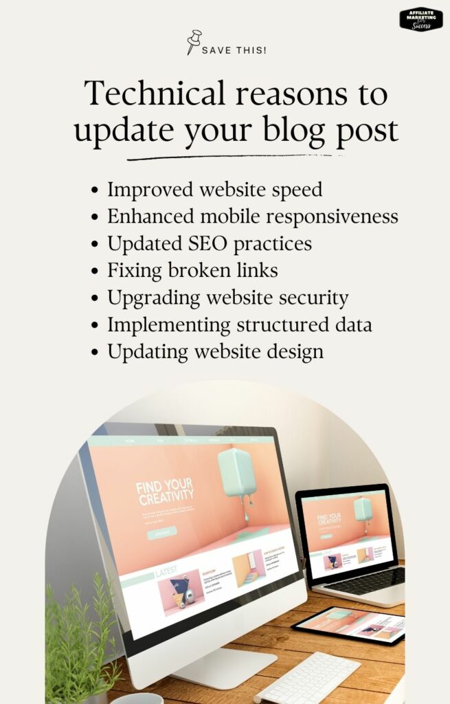 Technical reasons to update your blog post