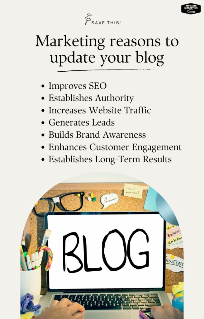 Marketing reasons for updating your blog posts