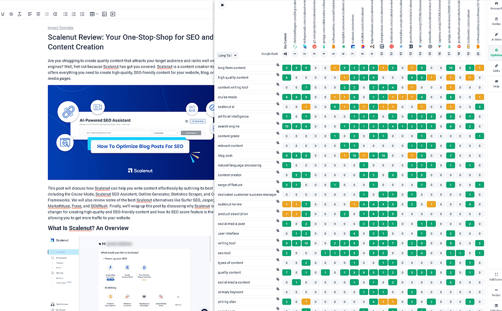 One popular alternative to Scalenut is Frase, another AI copywriting tool that offers similar SEO capabilities. 