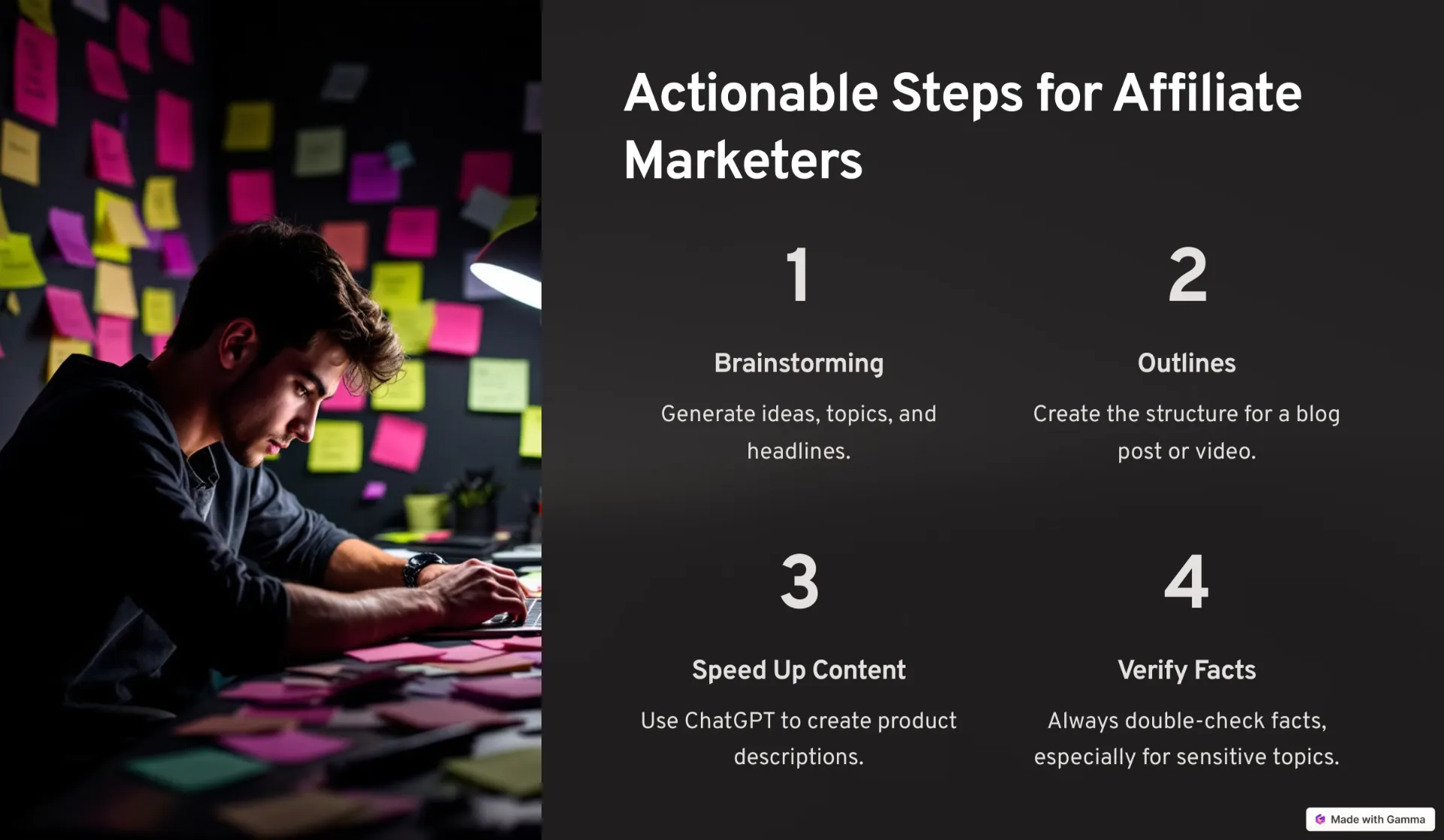 Actionable Steps for Affiliate Marketers