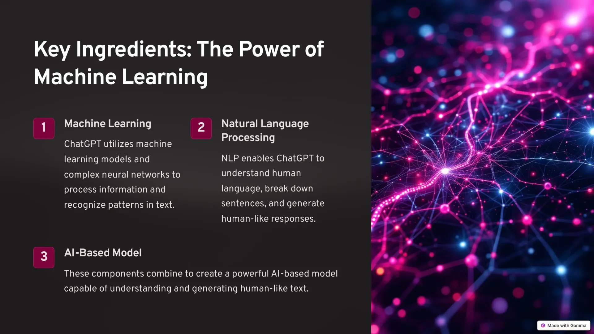 Key Ingredients: How ChatGPT Processes Information