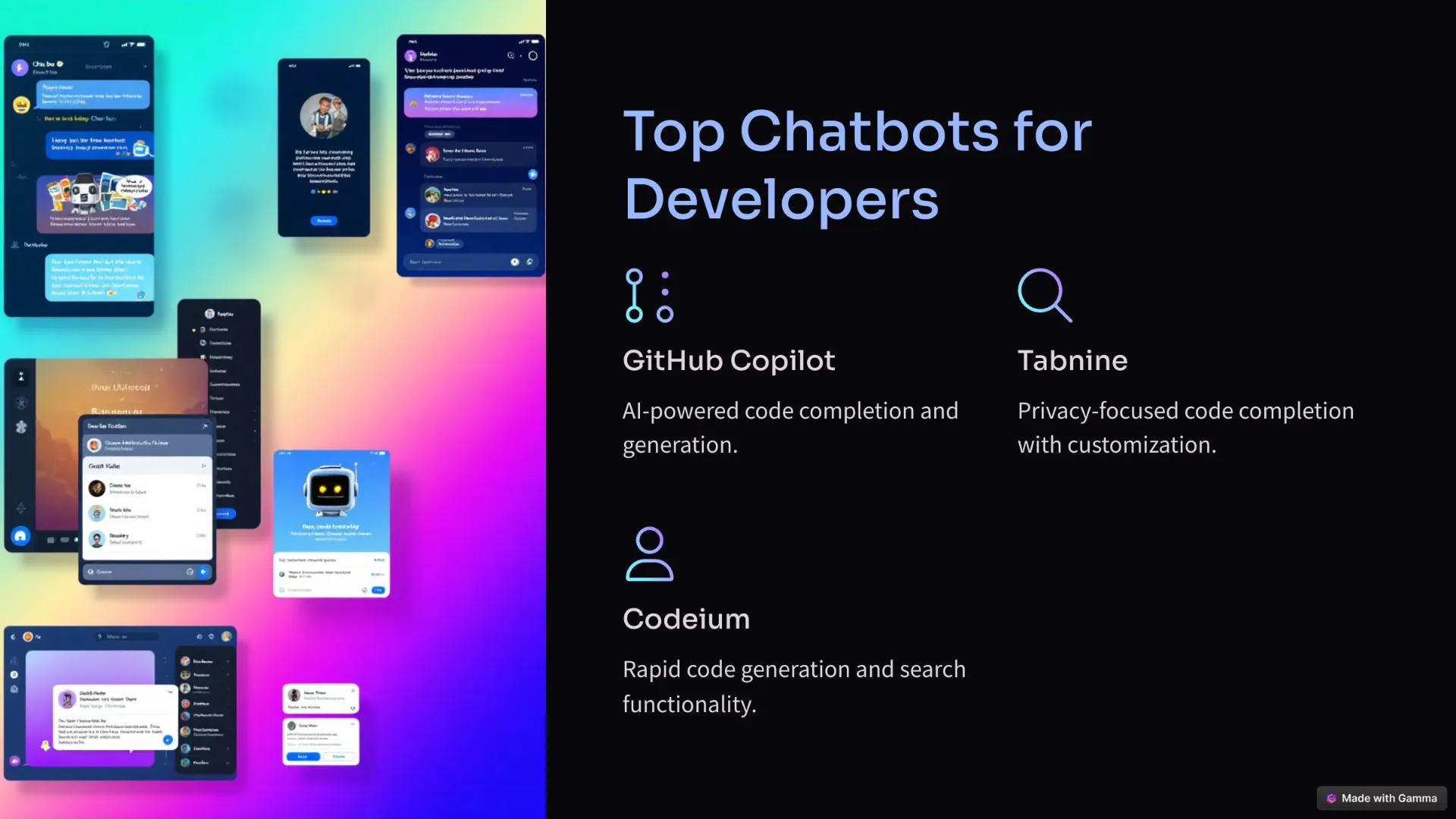 The Top Chatbots for Developers