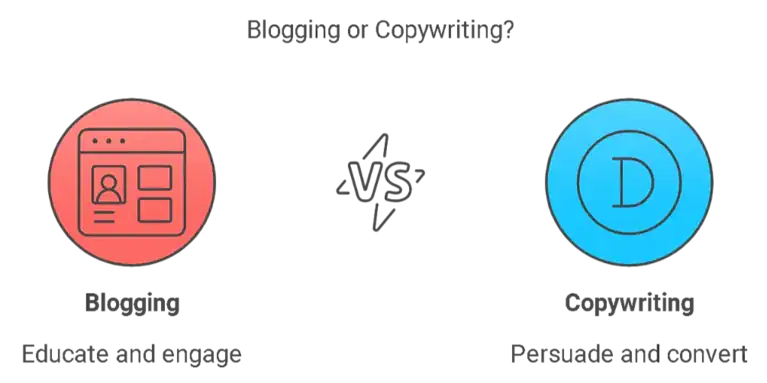 Understanding the Shift: Blogging vs. Copywriting