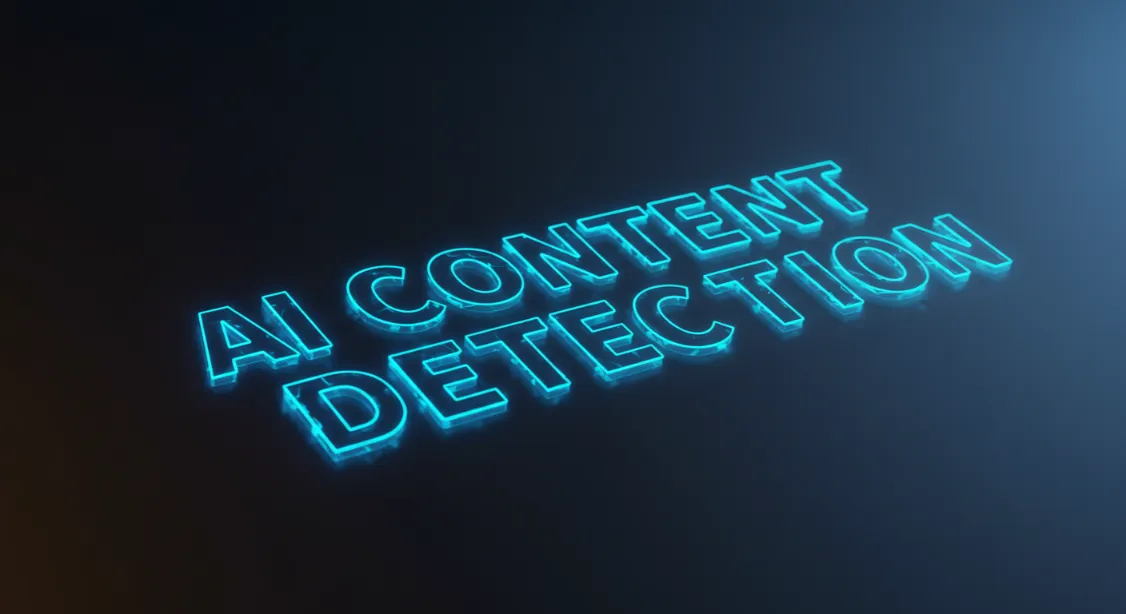 AI Content Detection. Educational guide illustration.