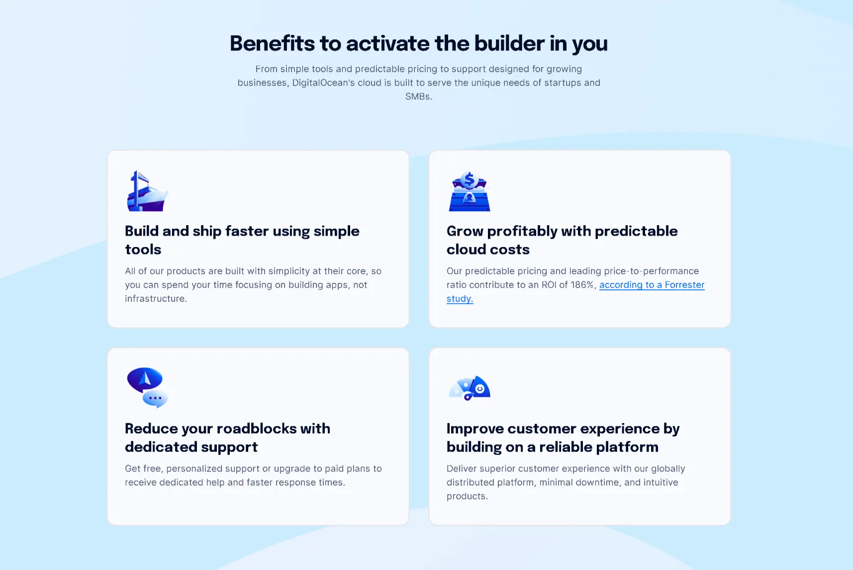Benefits and used cases of DigitalOcean