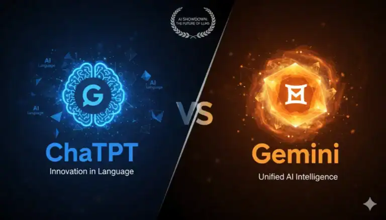 ChatGPT vs Gemini: A comparison of AI language models.