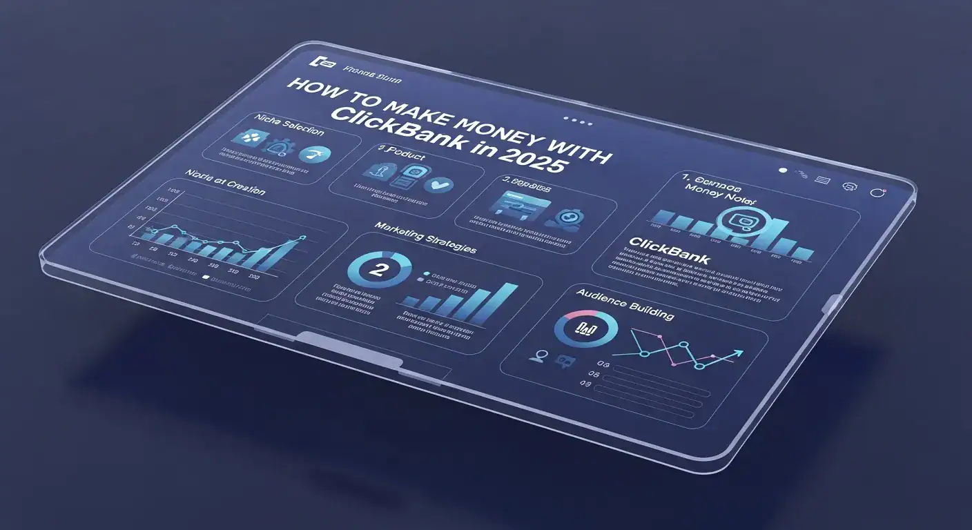 ClickBank marketplace category and product selection example