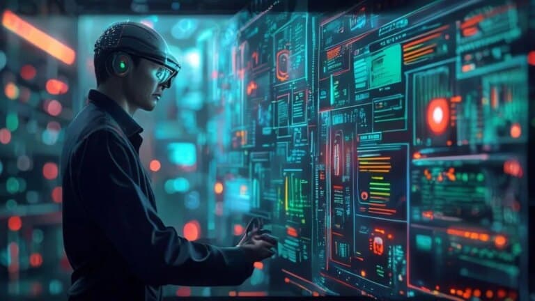 Professional illustration representing: Understanding the Technology Behind Google Engineer AI. Styl