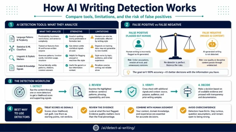 5 Best AI Writing Detectors for Affiliate Marketing (2026) featured infographic image