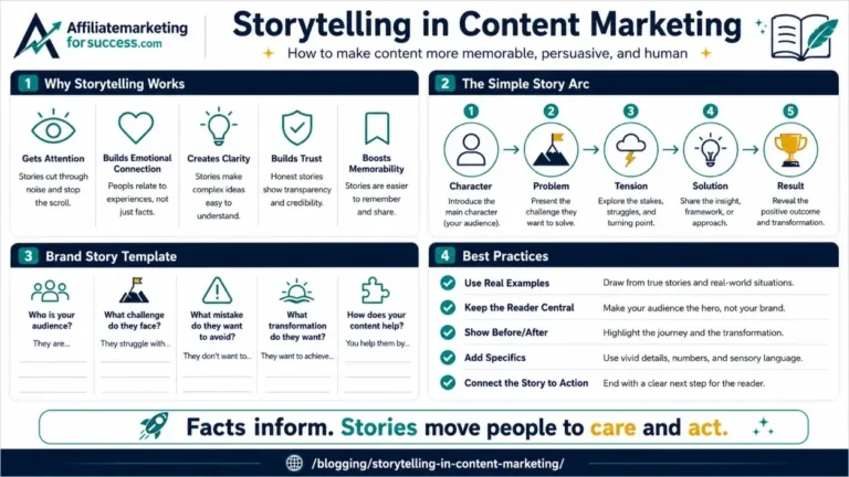 Storytelling in Content Marketing: 2026 Guide to 3x Trust featured infographic image